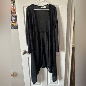Black Duster Cardigan